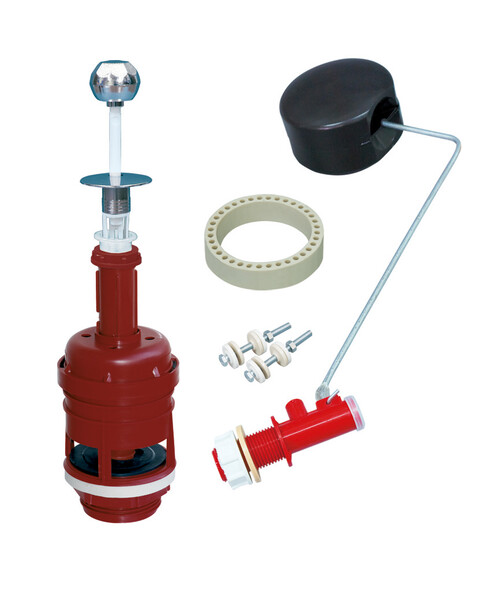 Арматура РБМ АС- 1.1М боковая подводка, Шток металлизированный, мембранный клапан