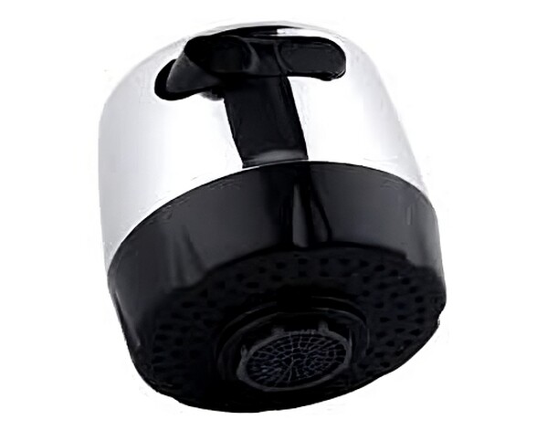 Аэратор д/гибкого излива (хром-черн.)