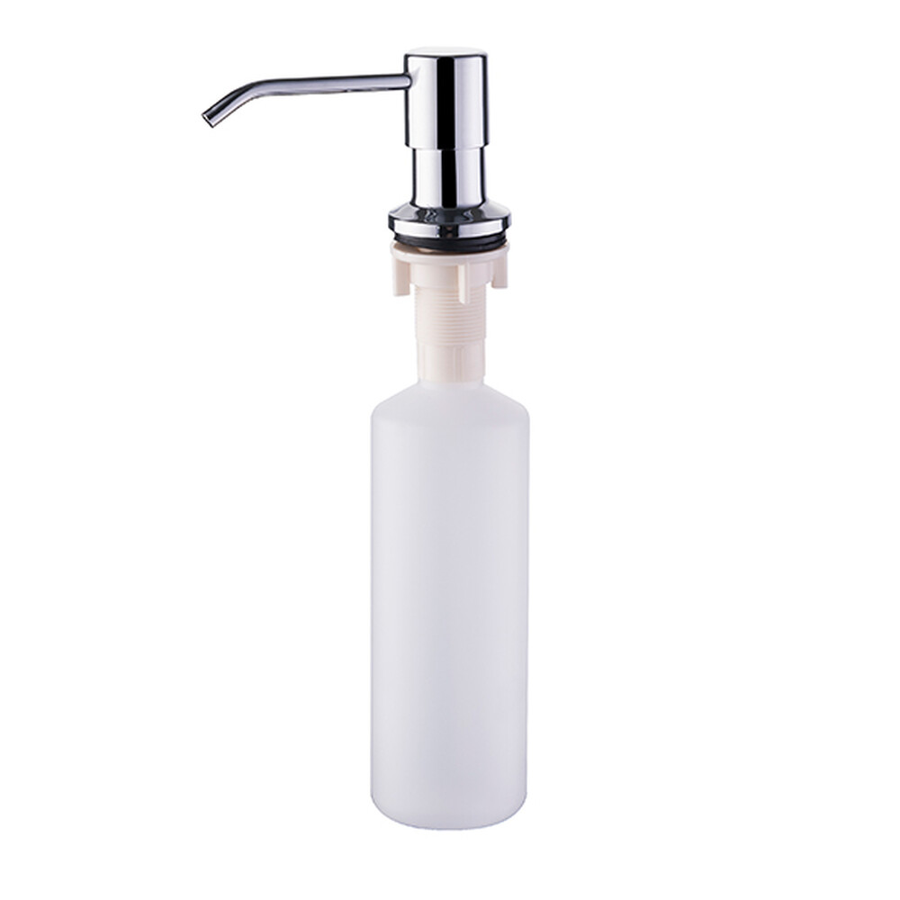 405 U/L Дозатор LEDEME для жидкого мыла ВРЕЗНОЙ 240мл (ГРАФИТ+пластик)