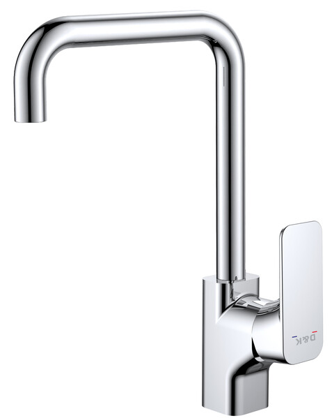 DA1432481 Смеситель д/кухни однорычажный, с высоким поворотным изливом,  хром