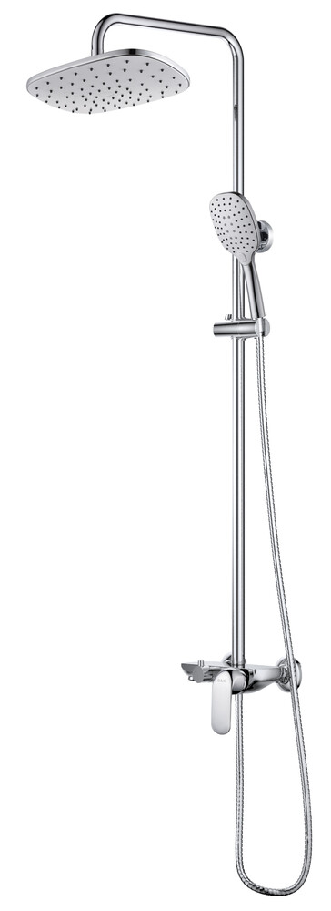 DA1023701B14 Душевая система 35к D&K лейка "Тропический душ" ХРОМ