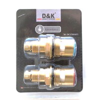 DC1500401 кран-букса G1/2, 180* (2 шт.в блистере)