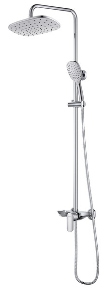 DA1033701B14 Душевая система 38,5к  D&K лейка "Тропический душ" ХРОМ