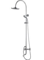 DA1463701C09 Душевая система 35к D&K лейка "Тропический душ" ХРОМ