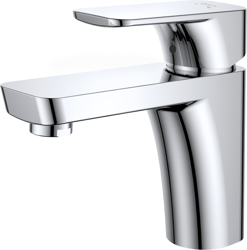 DA1432101 Смеситель д/раковины 38,5к D&K  однорычажный, литой, хром