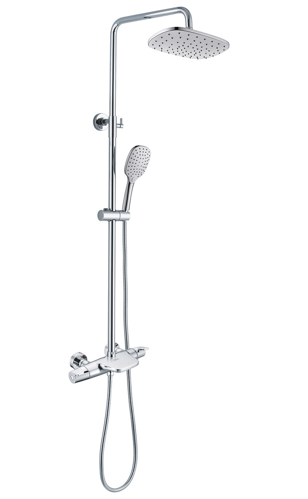 DA2143741B14 Душевая система термостатическая D&K ХРОМ