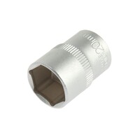 Головка торцевая шестигранная ТУНДРА, под квадрат 1/2", 20 мм, CrV 1123558
