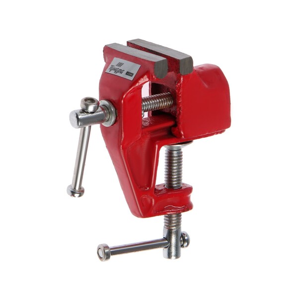 Тиски слесарные ТУНДРА, винтовой зажим, 40 мм 878149