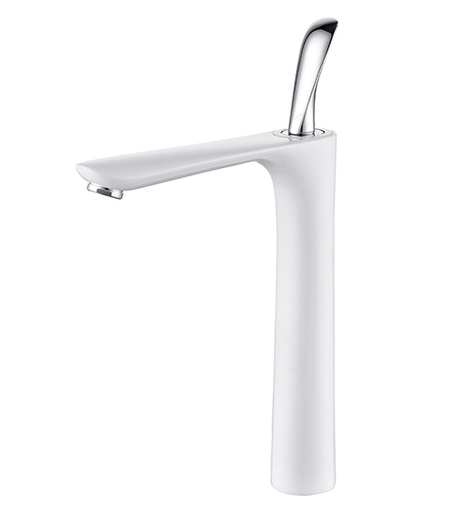 DA1032056 Смеситель для раковины, с высоким изливом,белый
