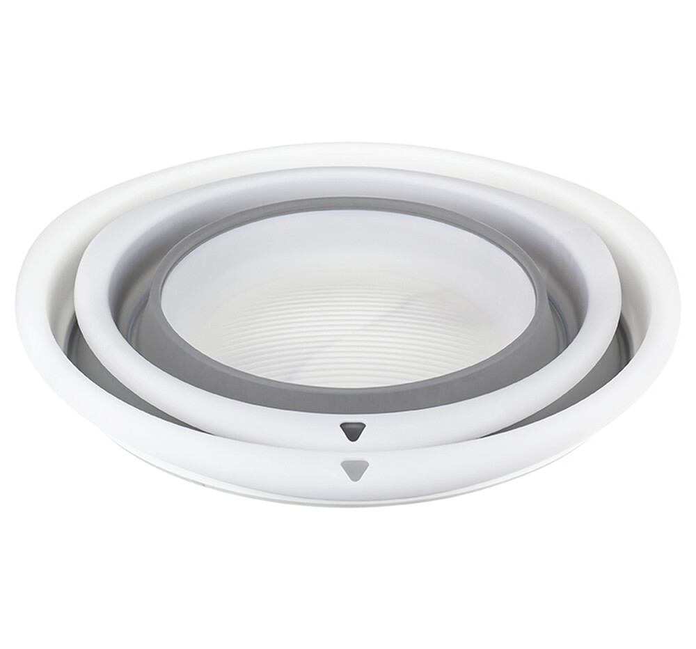 Таз складной ФЛЕКС 10л СМОКИ (М-Пластика) (2502)