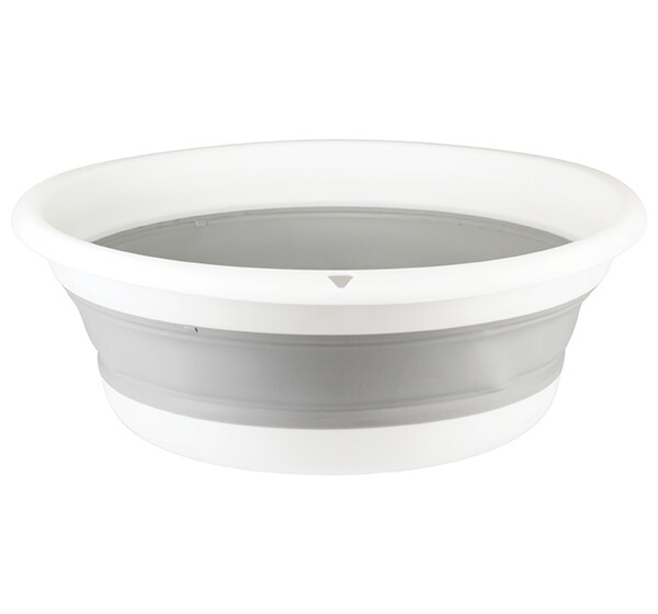 Таз складной ФЛЕКС 10л СМОКИ (М-Пластика) (2502)