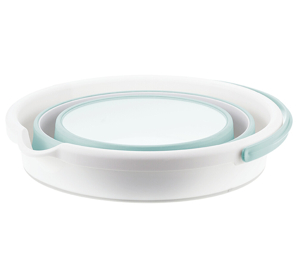 Ведро складное ФЛЕКС 10л Морская волна (М-Пластика) (М 2413) 