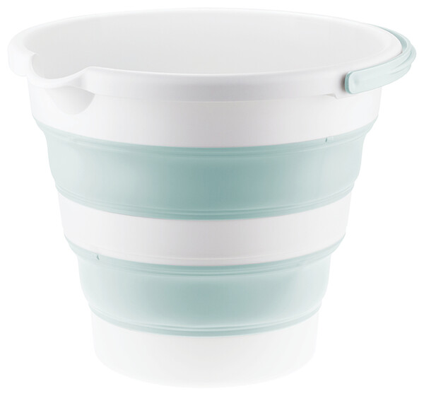 Ведро складное ФЛЕКС 10л Морская волна (М-Пластика) (М 2413) 