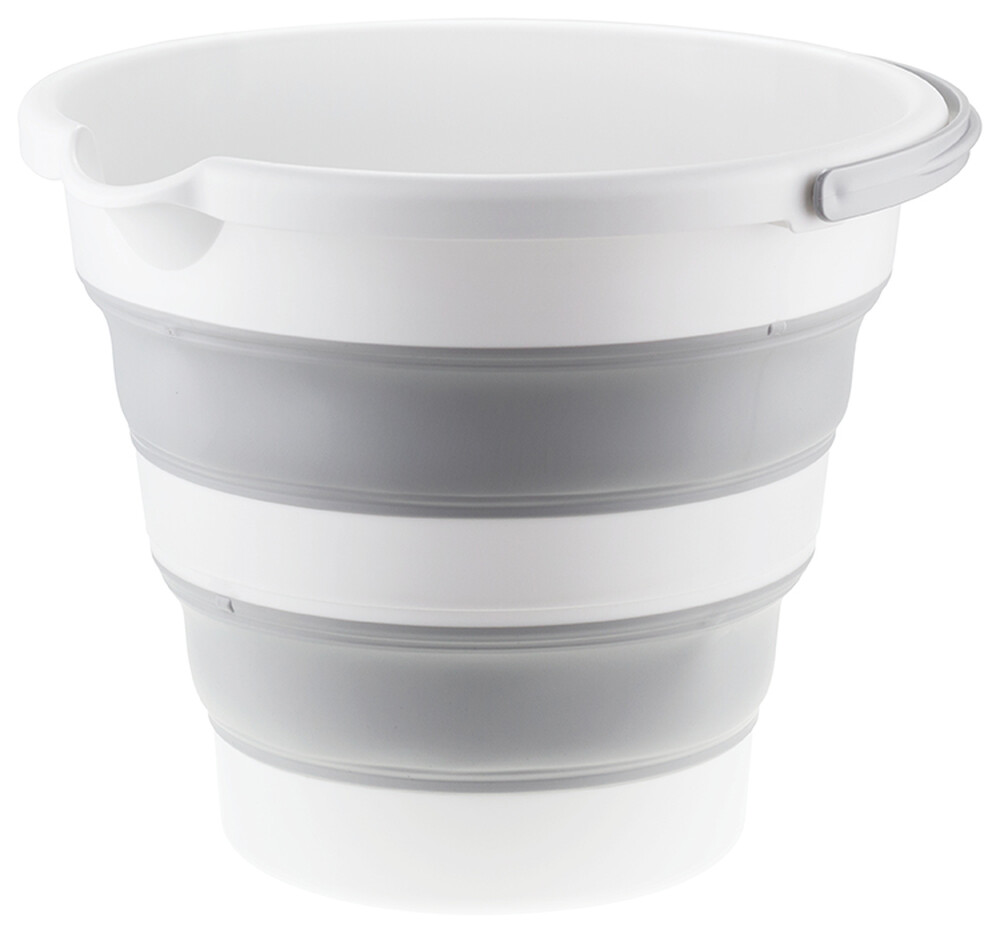 Ведро складное ФЛЕКС 10л Смоки (М-Пластика) (М 2413) 