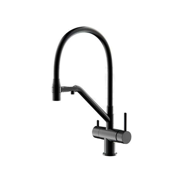 G4398-86 Смеситель Кухня GAPPO.с подключением фильтра питьевой воды (черный)