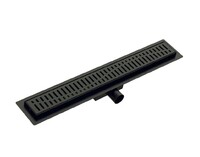 G86007-39 Трап-лоток GAPPO нерж 70*600мм (горизонтальный выпуск,ф40) (оруж сталь)  сухой затвор и гидрозатвор