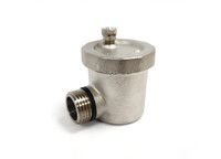 Воздухоотводчик для радиатора автомат. 1/2" латунь УГЛОВОЙ SANTREK Aqua