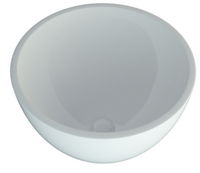 Умывальник "Beauty 400" (литьевой мрамор, 400х400х160) накладной