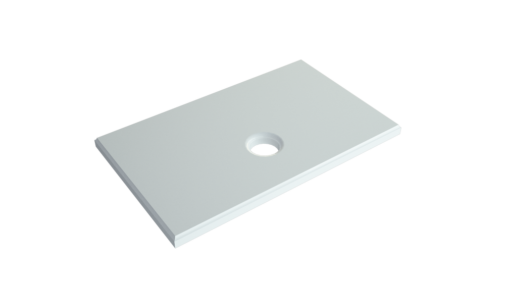 Столешница "Beauty 800" (литьевой мрамор, 800х490х23)