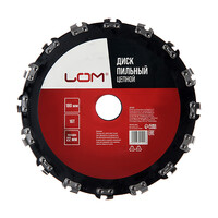 Диск пильный цепной для УШМ ЛОМ, 16Т, 180 х 22 мм 7621422