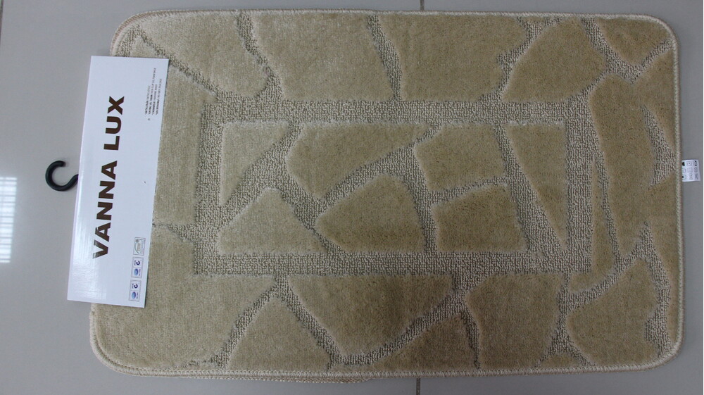 Коврик д/ванны 1 предм. Vanna Lux 60х100 бежевый Турция