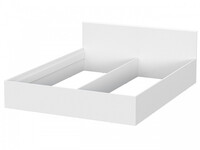 МС "Токио" Кровать двойная универсальная (1,6х2,0) Белый текстурный / Белый текстурный (2 места) БЕЗ ОСНОВАНИЯ