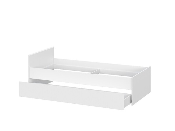 МС "Токио" Ящик для кровати Белый текстурный / Белый текстурный (2 места)