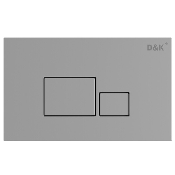 Клавиша смыва D&K Quadro DB1519001, хром
