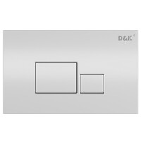 Клавиша смыва D&K Quadro DB1519016, белый