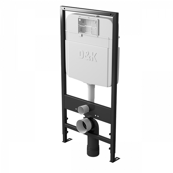 Инсталляция рамная скрытого монтажа D&K DI8055119, 550*100*1190мм, для подвесного унитаза, универсал