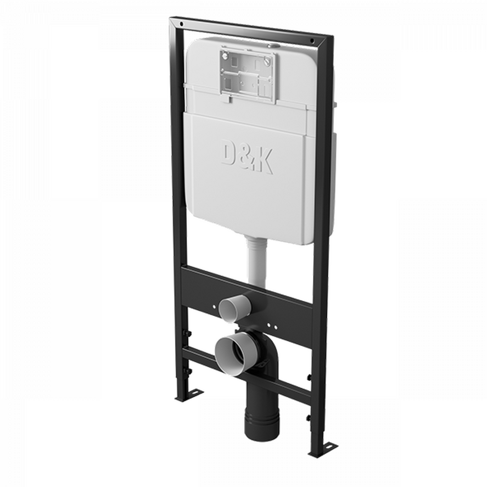  DS1431601 Комплект D&K Berlin  Унитаз DT1436016 бел. +Клавиша смыва DB1439016, бел +Инсталляция DI8055119