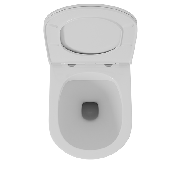 Унитаз подвесной безободковый D&K Venice DT1026016, 515*355*365мм, сиденье микролифт, белый