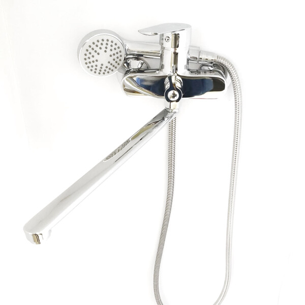 Смеситель Ванна Lemen 40 картридж перекл. душа на корпусе L-нос (LB 2282-1) цинк