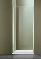 Душевое ограждение SANTREK AQUA Luna- DP- 1000-C-Chrome 1000*1850 Прямое, стекло Прозр. 5мм, профиль Хром