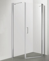 Душевое ограждение SANTREK AQUA Luna- PNT-900-C- Chrome 900*900*1850 стекло Прозр. 5мм, профиль Хром