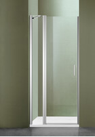 Душевое ограждение SANTREK AQUA Luna-DF-1100-C-Chrome 1100*1850 Прямое, стекло Прозр. 5мм, профиль Хром