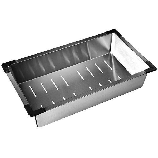 K30334 Коландер для кухонной мойки GERHANS (нерж сталь) размер 34см х 21см х 7.8см   РАСПРОДАЖА