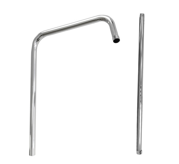 Душевая стойка DIABLO в сборе, 2 штанги (для смесителей 1301-ZC, 1303-ZC, 1304-ZC, 1305-ZC) Хром