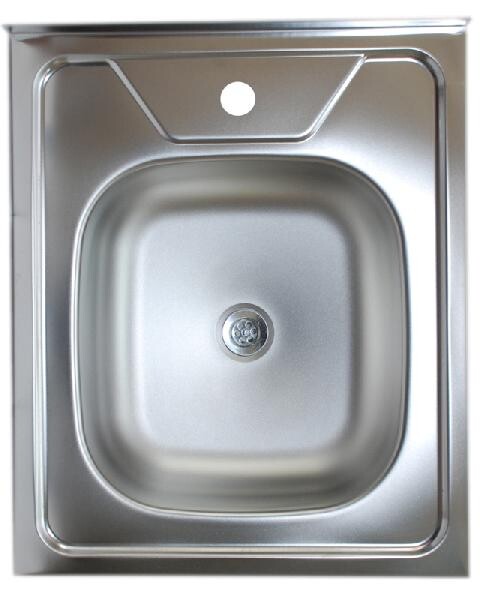 Мойка нерж 500х600х160 т.0,6 (без сифона 1 1/2) РОССИЯ