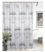Штора для ванн BATH 180х180 PARIS (grey) (ch22104-1) (8)