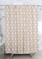 Штора для ванн BATH 180х180 Heart (beige) (ch14164-0) (67)