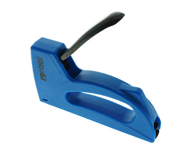 1071-01-04С Степлер, пластмассовый корпус, скобы 6-10мм, усиленный отбойник, СОЮЗ