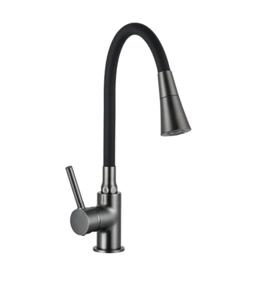 4044-9 Смеситель Кухня Frap шар d-35 (оруж сталь)