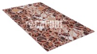 Коврик вырезной icarpet PRINT антискользящий (109) "Соты Флора" 80х120 коричневый