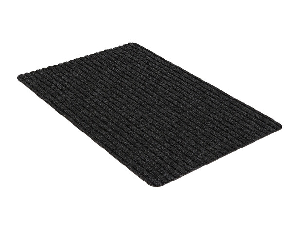 Коврик придверный влаговпитывающий icarpet Ребристый ТПР 40х60 антрацит