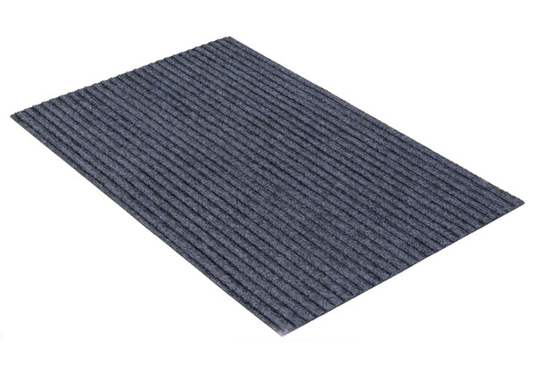 Коврик придверный влаговпитывающий icarpet Ребристый ТПР 40х60 графит