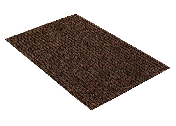 Коврик придверный влаговпитывающий icarpet Ребристый ТПР 50х80 брауни
