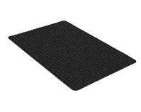 Коврик придверный влаговпитывающий icarpet Ребристый ТПР 60х90 антрацит