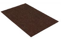 Коврик придверный влаговпитывающий icarpet Ребристый ТПР 80х120 мокко 02