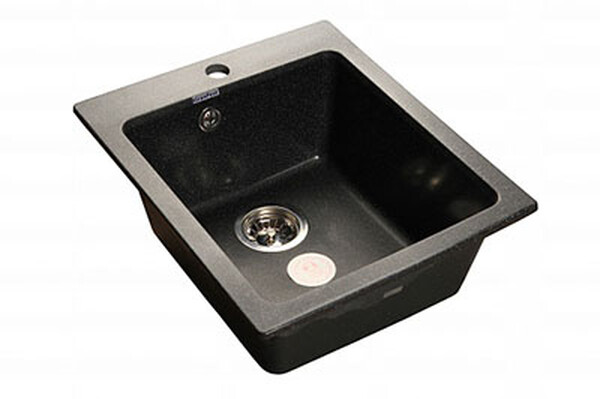 Мойка для кухни GranFest Композит PRACTIK 505 чаша 505x427мм (P-505 черный)